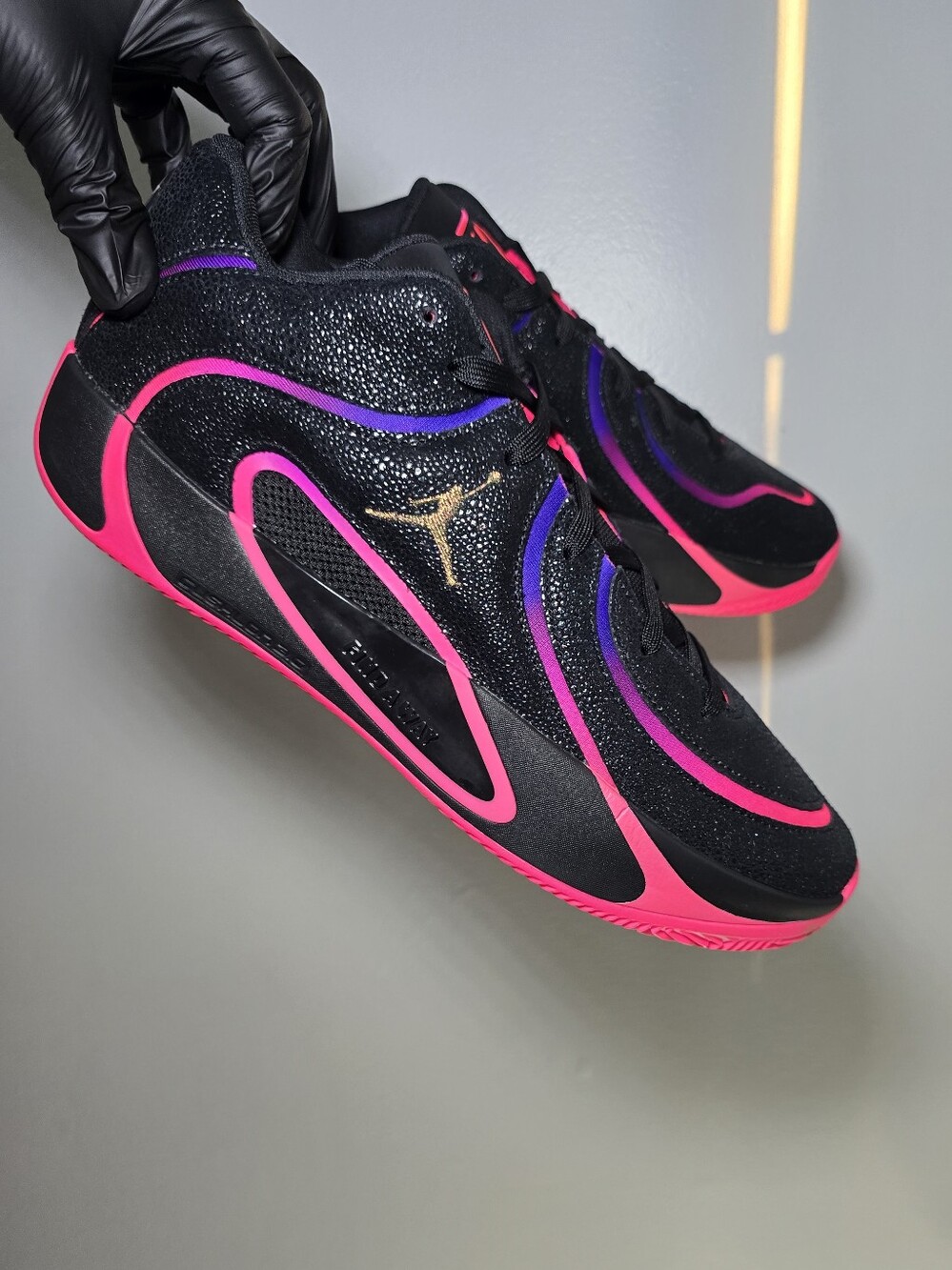 Nike Air Jordan Tatum 4 Smooth Soul Vol 2 Neon Black Pink IR0073-003 Size 13